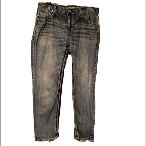 BKE Derek Jeans Size 34S Thick Stitch - Picture 1 of 15